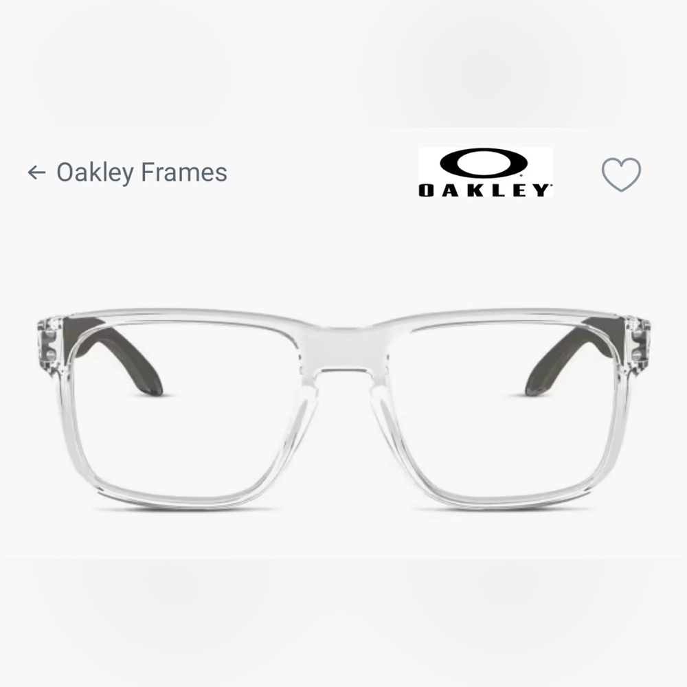 Oakley Holbrook OX8156 Clear Glasses